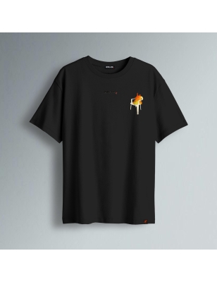 T-SHIRT OVER FIT SEDIA INFUOCATA