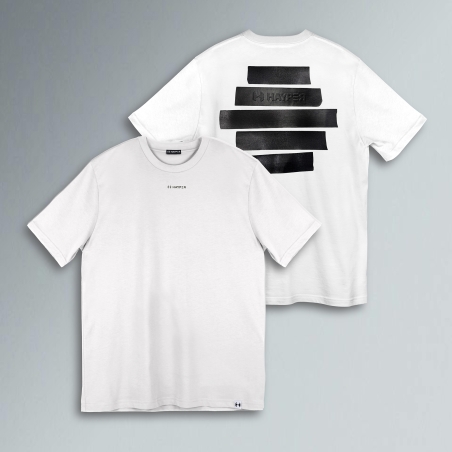 T-SHIRT TAPE NERO SCHIENA HAYPER