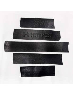 T-SHIRT TAPE NERO SCHIENA HAYPER