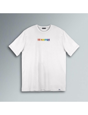 T-SHIRT RICAMO RAINBOW
