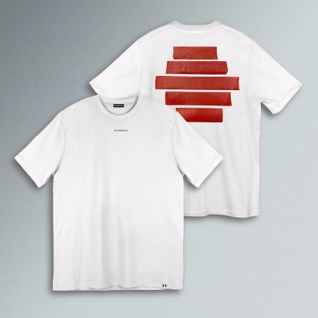 T-SHIRT TAPE ROSSO SCHIENA HAYPER
