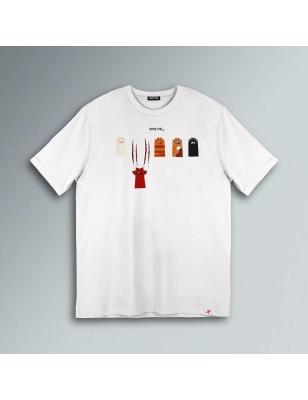 T-SHIRT ZAMPETTE CON GRAFFIO