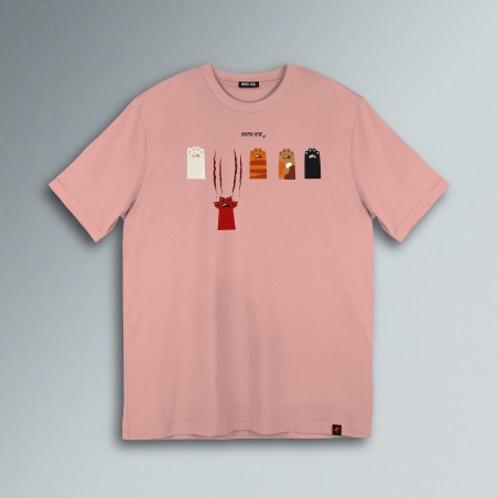 T-SHIRT ZAMPETTE CON GRAFFIO