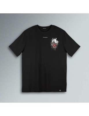 T-SHIRT REGULAR UOMO -  PENNELATA GRUNGE