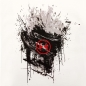 T-SHIRT REGULAR UOMO -  PENNELATA GRUNGE
