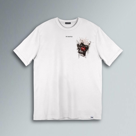 T-SHIRT REGULAR UOMO -  PENNELATA GRUNGE