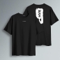 T-SHIRT OVER PENNELLATA NERA