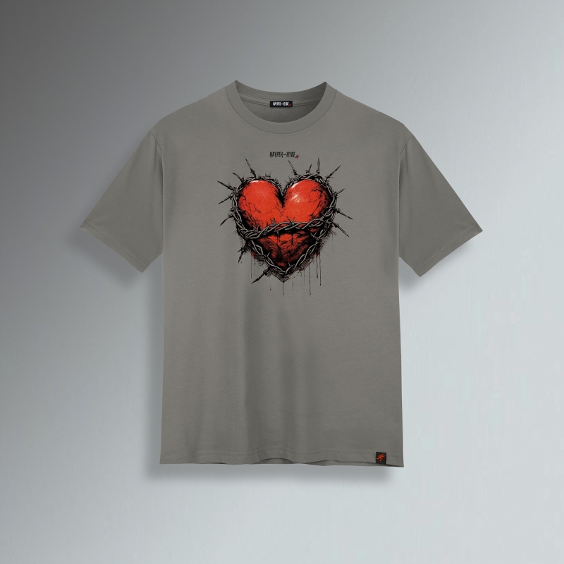 T-SHIRT REGULAR DONNA - CUORE SPINATO