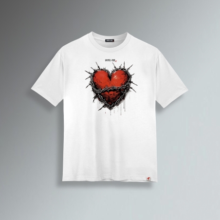 T-SHIRT REGULAR DONNA - CUORE SPINATO