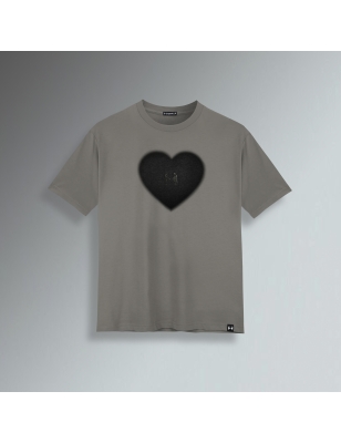 T-SHIRT REGULAR DONNA - CUORE SFUMATO