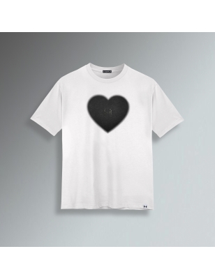 T-SHIRT REGULAR DONNA - CUORE SFUMATO
