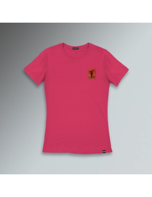 T-SHIRT SLIM DONNA - GATTO NERO CON SWAROVSKI