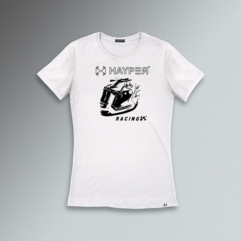 T-SHIRT SLIM DONNA - CASCO RACING