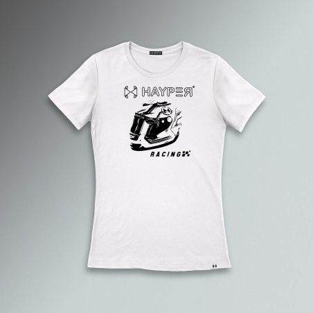 T-SHIRT SLIM DONNA - CASCO RACING