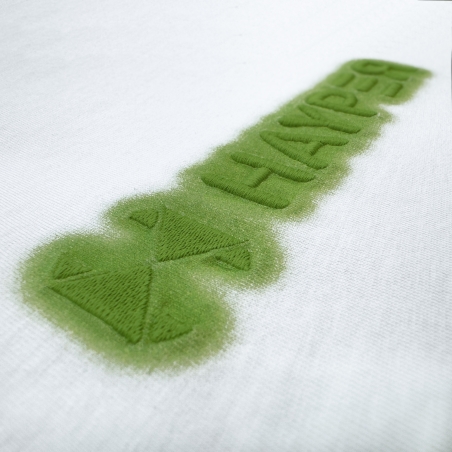 T-SHIRT SLIM DONNA - RICAMO LOGO SFUMATO