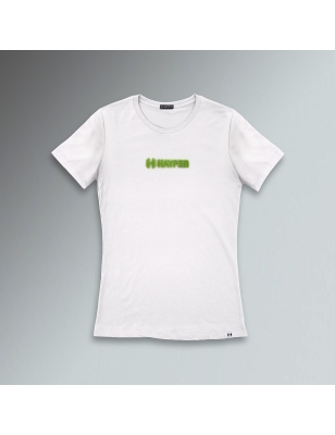 T-SHIRT SLIM DONNA - RICAMO LOGO SFUMATO