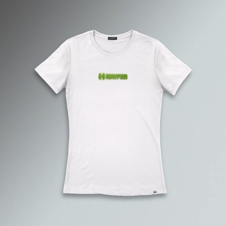 T-SHIRT SLIM DONNA - RICAMO LOGO SFUMATO