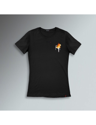 T-SHIRT SLIM DONNA - SEDIA INFUOCATA