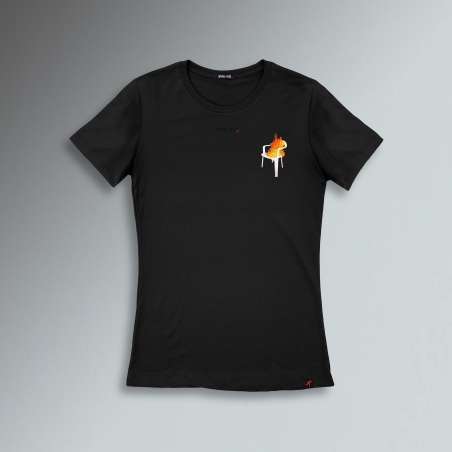 T-SHIRT SLIM DONNA - SEDIA INFUOCATA