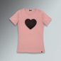 T-SHIRT SLIM DONNA - CUORE SFUMATO