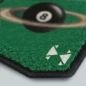 Patch ricamato - PALLA DA BILIARDO VERDE