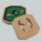 Patch ricamato - PALLA DA BILIARDO VERDE