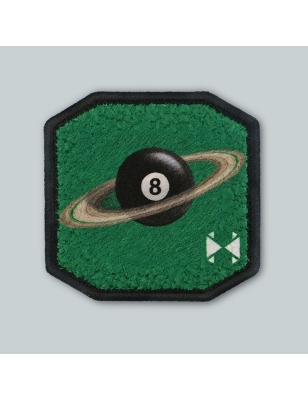 Patch ricamato - PALLA DA BILIARDO VERDE