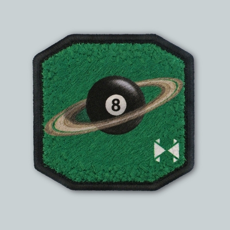 Patch ricamato - PALLA DA BILIARDO VERDE