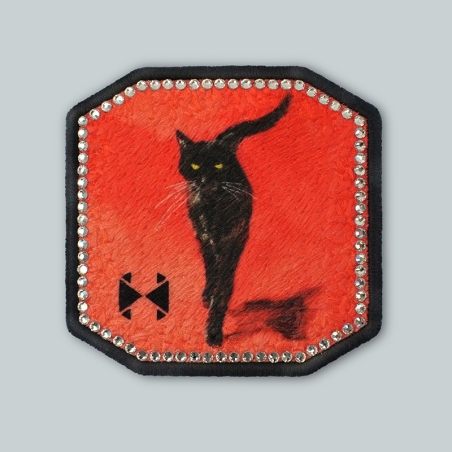 Patch ricamato - GATTO NERO