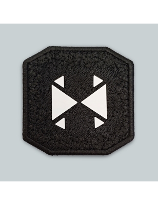 Patch ricamato - SPESSORATO NERO