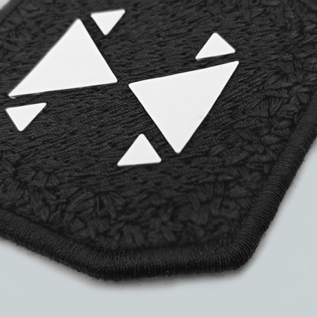Patch ricamato - SPESSORATO NERO