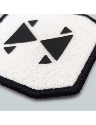 Patch ricamato - SPESSORATO BIANCO