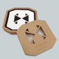 Patch ricamato - SPESSORATO BIANCO