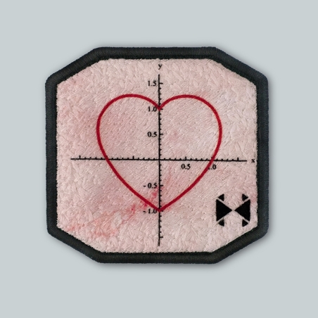 Patch ricamato - FORMULA DEL CUORE