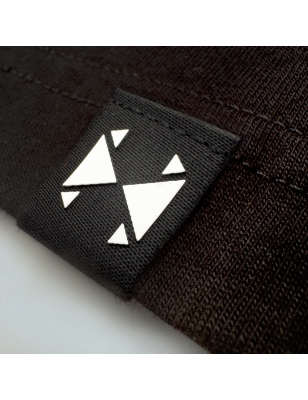 T-SHIRT OVER PENNELLATA NERA