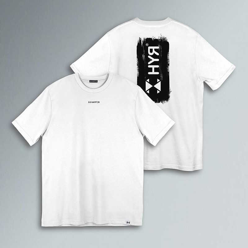 T-SHIRT PENNELLATA NERA