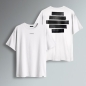 T-SHIRT OVER FIT - TAPE NERO SCHIENA HAYPER