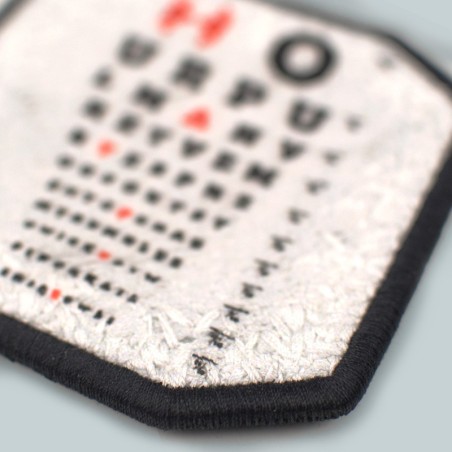 Patch ricamato TAVOLA OPTOMETRICA