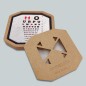 Patch ricamato TAVOLA OPTOMETRICA