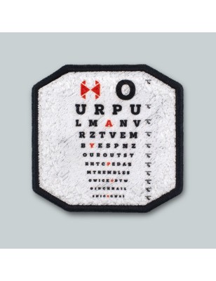 Patch ricamato TAVOLA OPTOMETRICA