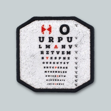 Patch ricamato TAVOLA OPTOMETRICA