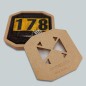 Patch ricamato RACING 178