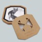 Patch ricamato VOLPE DISEGNO BW