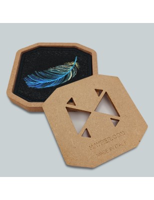 Patch ricamato PIUMA