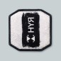 Patch ricamato PENNELLATA NERA