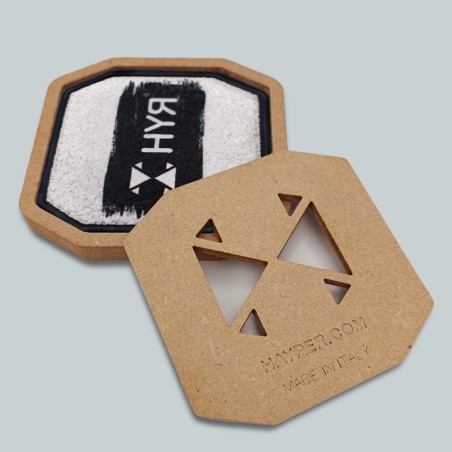 Patch ricamato PENNELLATA NERA