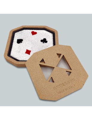 Patch ricamato CUORI QUADRI FIORI PICCHE