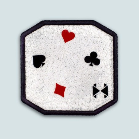 Patch ricamato CUORI QUADRI FIORI PICCHE