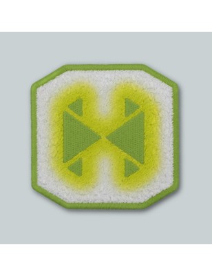 Patch ricamato HAYPER VERDE SFUMATO