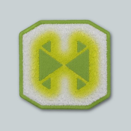 Patch ricamato HAYPER VERDE SFUMATO